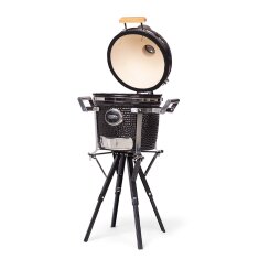 Keramikgrill Yakiniku Kamado 13", Compact inkl. Camping Gestell
