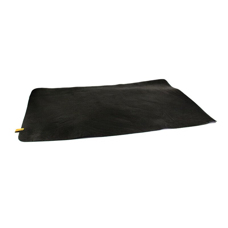 Yakiniku Bodenmatte aus Echtleder für Kamadogrills, 110 x 70 cm, Schwarz