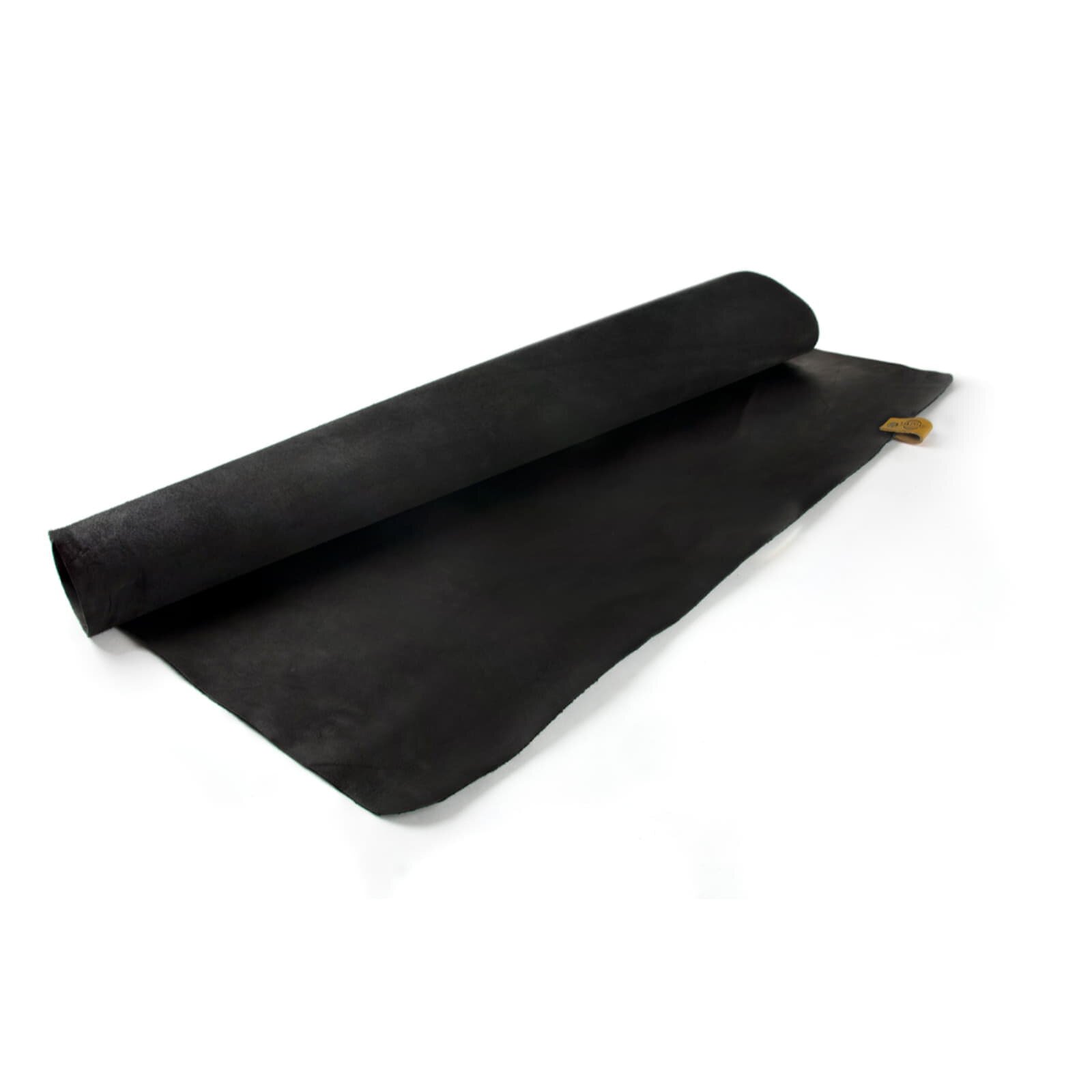 Yakiniku Bodenmatte aus Echtleder für Kamadogrills, 110 x 70 cm, Schwarz