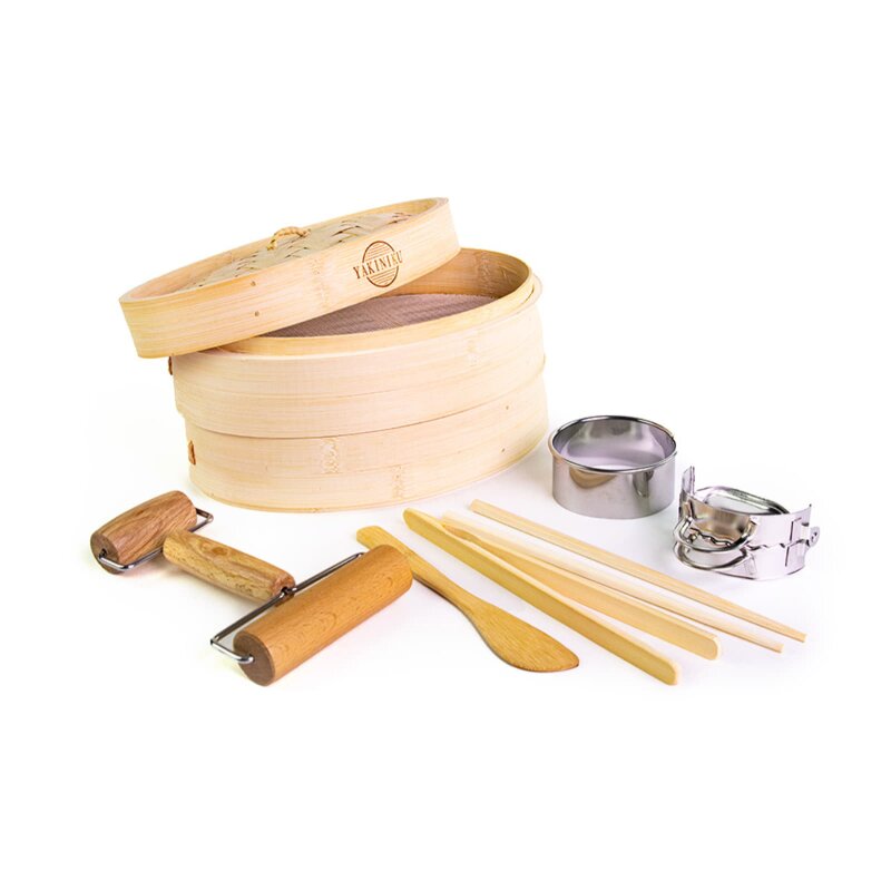 Yakiniku Bambus Dämpfer Set