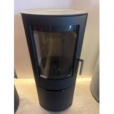 Kaminofen Jydepejsen Mido Stahl - 6 kW - Schwarz -...