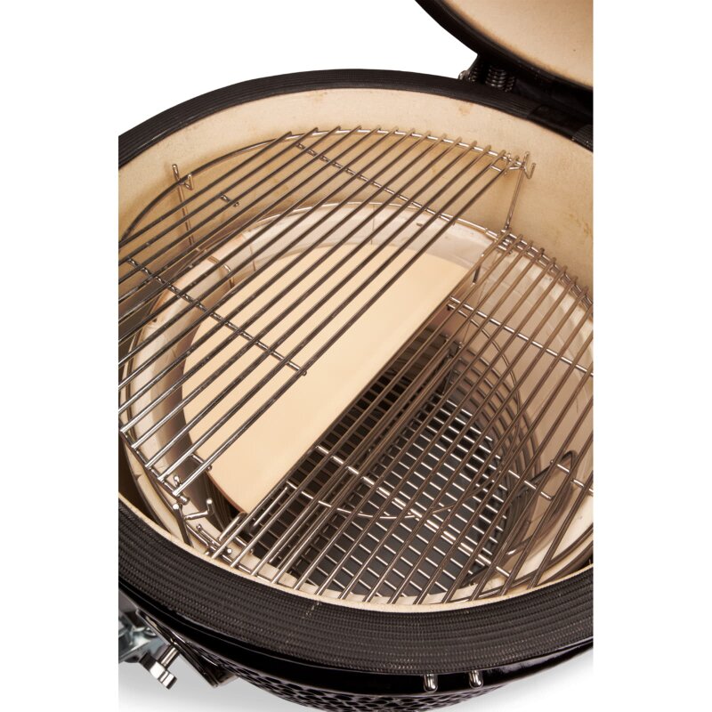 Yakiniku 2 Halbmondgitter für Kamado 22" XL, Edelstahl
