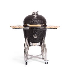 Keramikgrill Yakiniku Kamado 22", XL inkl. Gestell + Seitentischen + Rollen