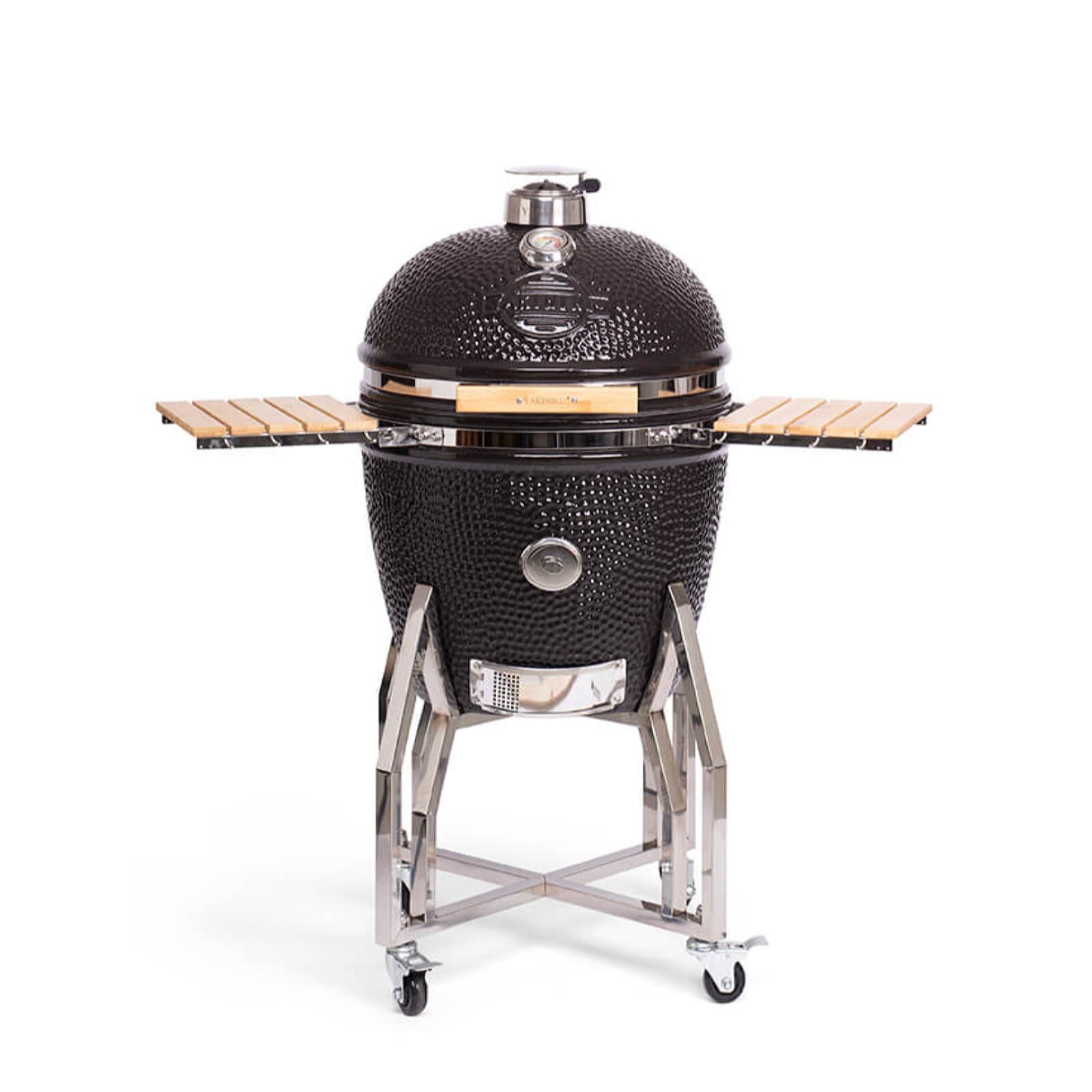 Keramikgrill Yakiniku Kamado 22", XL inkl. Gestell + Seitentischen + Rollen