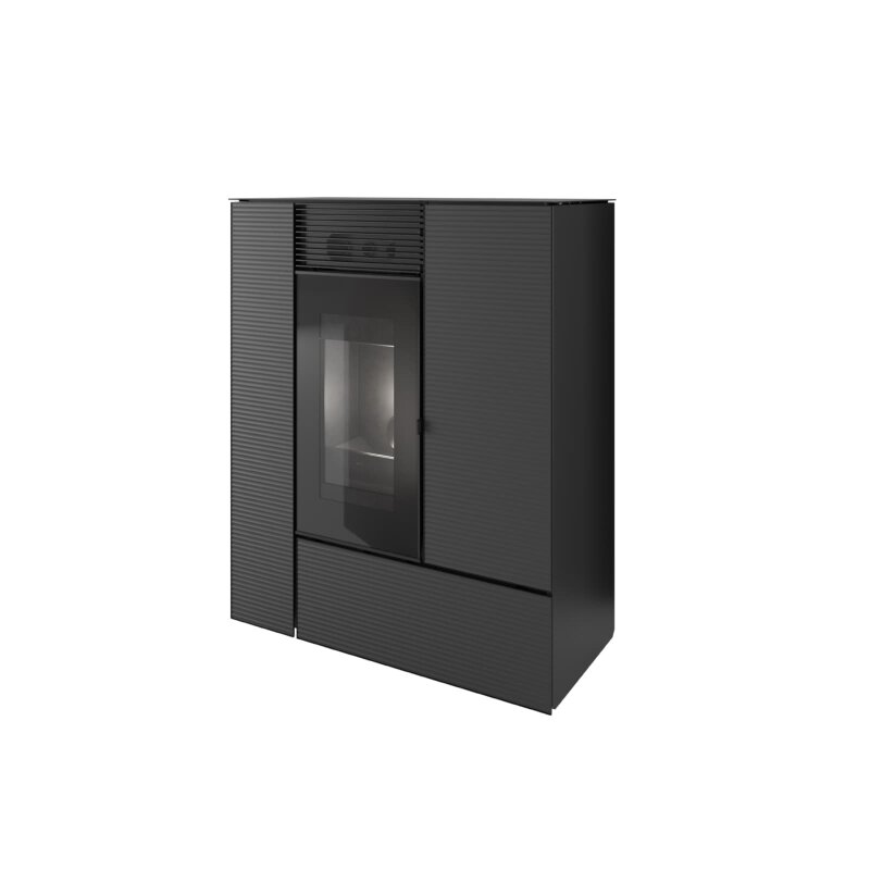 wassergeführter Pelletofen MCZ Feel Hydro Matic 12 R (Anschluss hinten) - Maestro+ - 17,7 kW