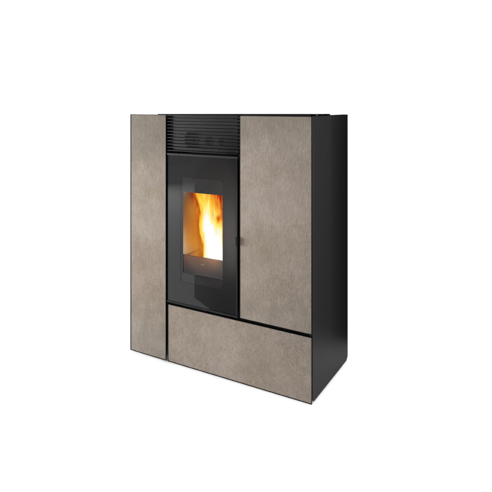 wassergeführter Pelletofen MCZ Feel Hydro Matic 24 R (Anschluss hinten) - Maestro+ - 24,2 kW