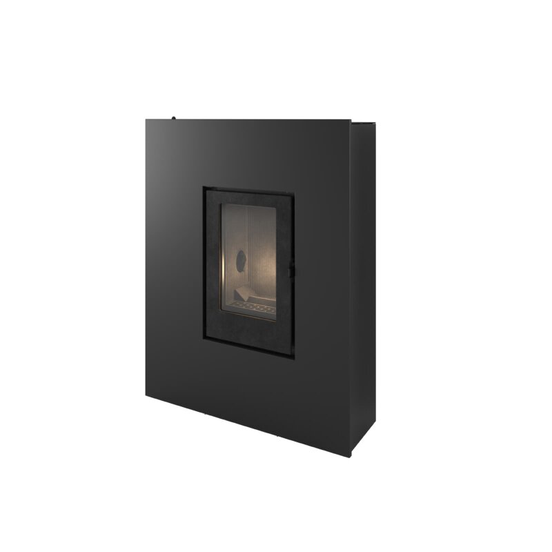 Pelletofen MCZ ROCK Comfort Air 8 R 5S (Anschluss hinten) kanalisierbar, Schwarz - 7,9 kW