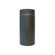 Rauchrohr Ø120 x 250 x 2 mm ohne Drosselklappe, Farbe schwarz