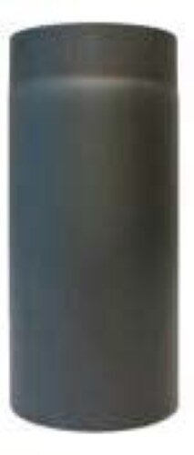 Rauchrohr Ø120 x 250 x 2 mm ohne Drosselklappe, Farbe schwarz