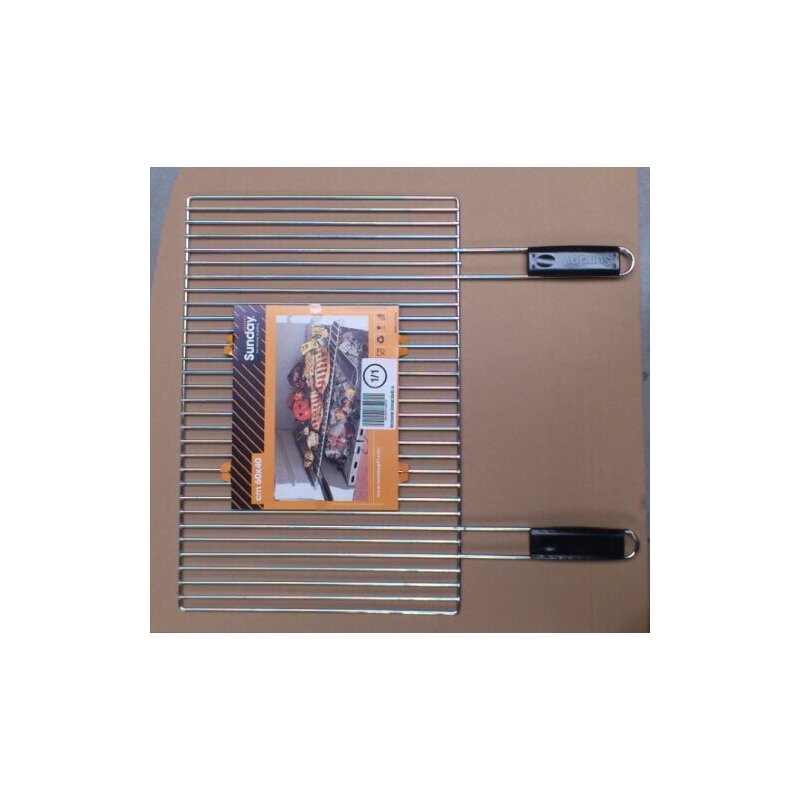 Verchromter Grillrost 60x40 cm