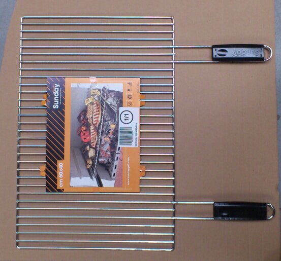 Verchromter Grillrost 60x40 cm