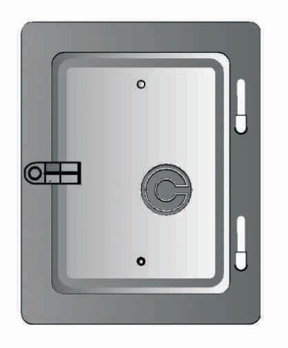 Schornsteintür/ Putztür 140 x 200 mm