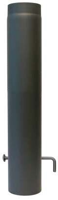 Rauchrohr Ø150 x 750 x 2 mm, Farbe grau