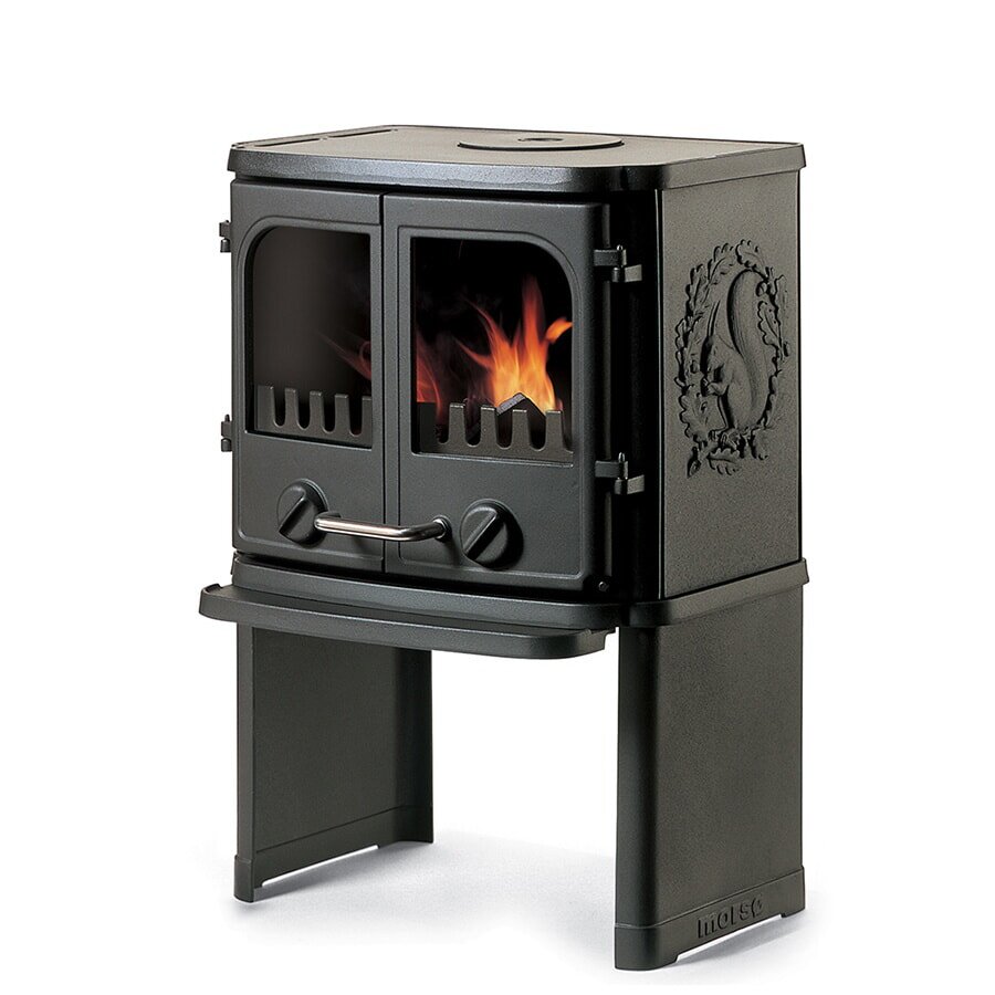 Kaminofen Gussofen Morsoe 2140 mit Eichhörnchen - 5,85 kW