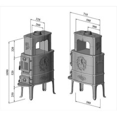 Kaminofen Gussofen Morsoe 2B Classic - 8,2 kW