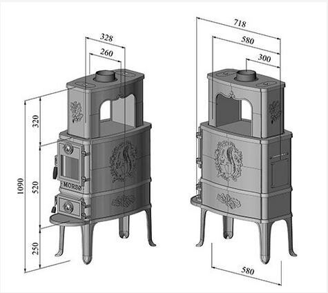 Kaminofen Gussofen Morsoe 2B Classic - 8,2 kW