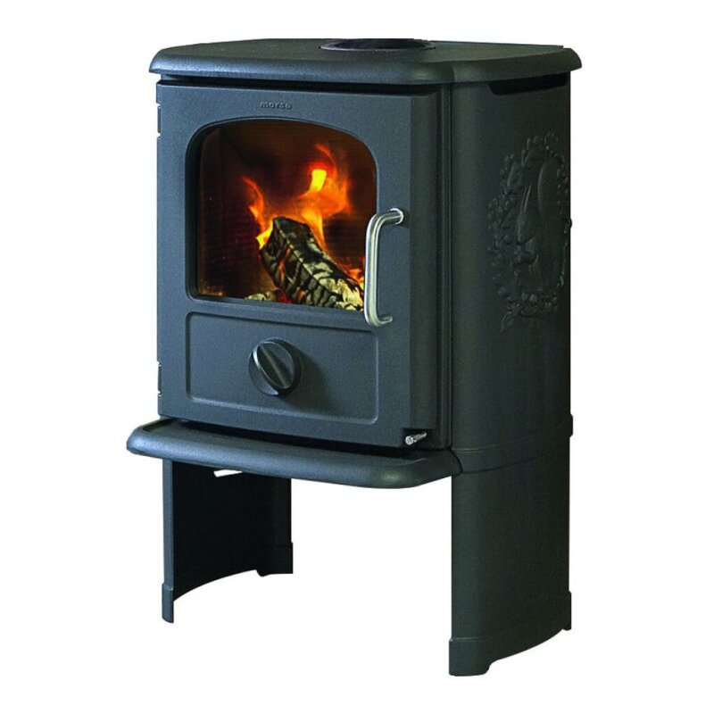Kaminofen Gussofen Morsoe 3142 mit Eichhörnchen - 5,2 kW