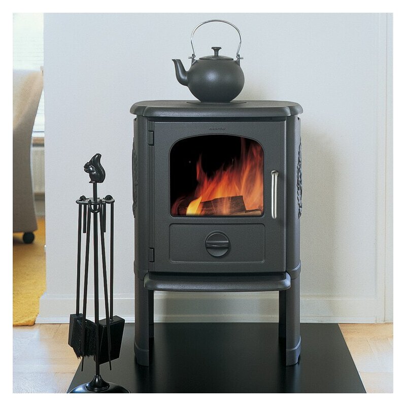 Kaminofen Gussofen Morsoe 3142 mit Eichhörnchen - 5,2 kW