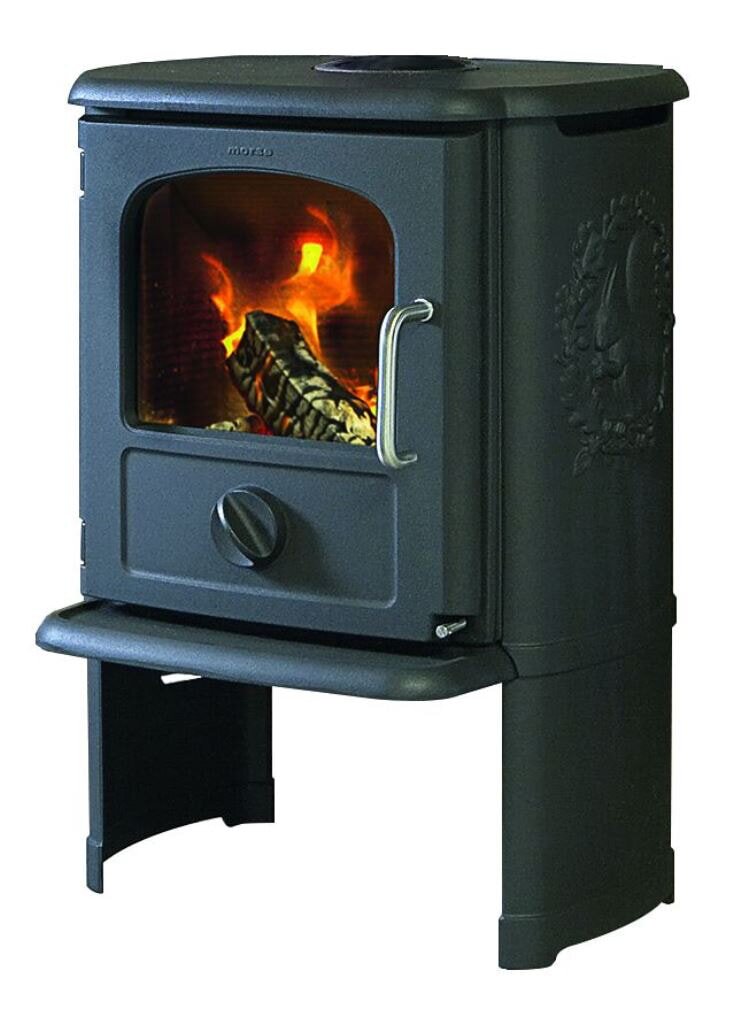 Kaminofen Gussofen Morsoe 3142 mit Eichhörnchen - 5,2 kW