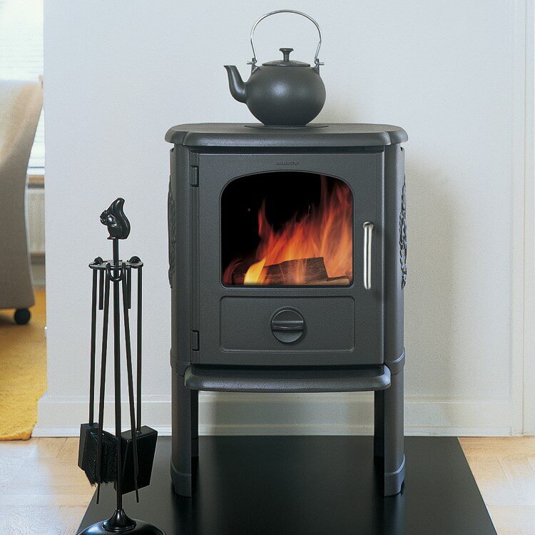 Kaminofen Gussofen Morsoe 3142 mit Eichhörnchen - 5,2 kW