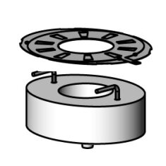 Wärmespeicherstein mit Regulierung - für Serie...