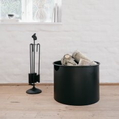 Morsoe Holzaufbewahrung / Holzeimer 34 x 45 cm, schwarz