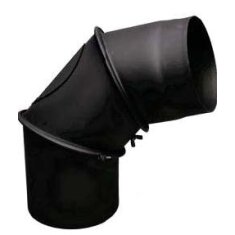 Rauchrohrbogen verstellbar 0-90° Ø150 x 2 mm,...