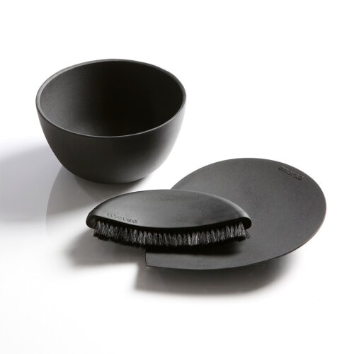 Morsoe Curva Kaminbesteck in schwarz, 3- teilig