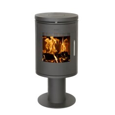Kaminofen Gussofen Morsoe 6148 auf Säulenpodest -...