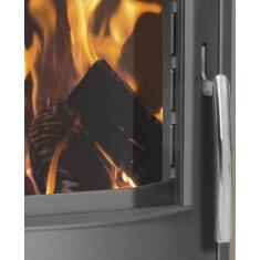 Kaminofen Oranier Pori 5 - 5 kW - Stahl Schwarz - Verkleidung Stahl Schwarz