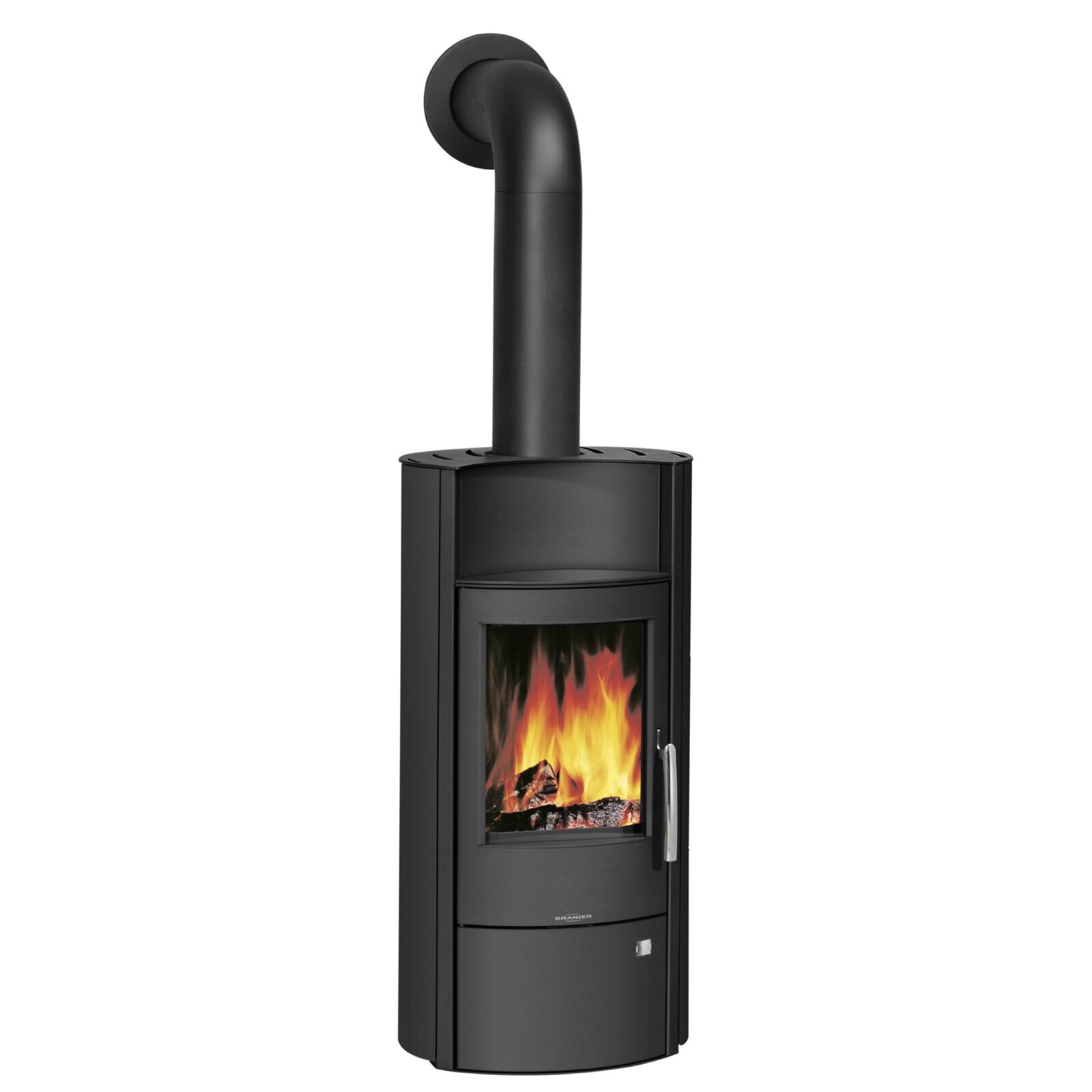Kaminofen Oranier Pori 5 - 5 kW - Stahl Schwarz - Verkleidung Stahl Schwarz