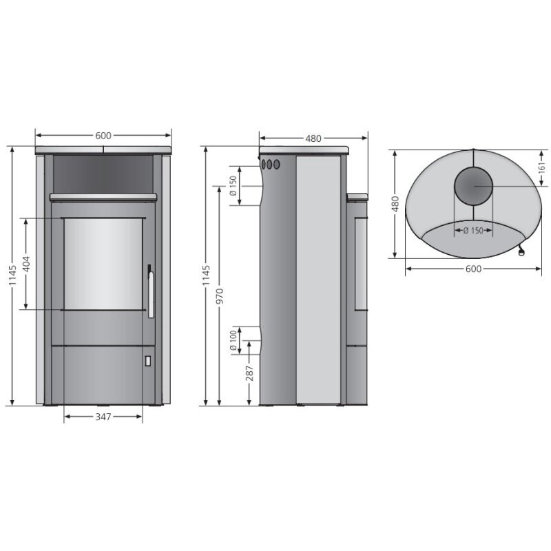 Kaminofen Oranier Pori 7 - 6,5 kW