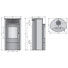 Kaminofen Oranier Pori 7 - 6,5 kW