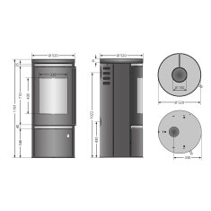 Kaminofen Oranier Corso 2.0 - 7 kW