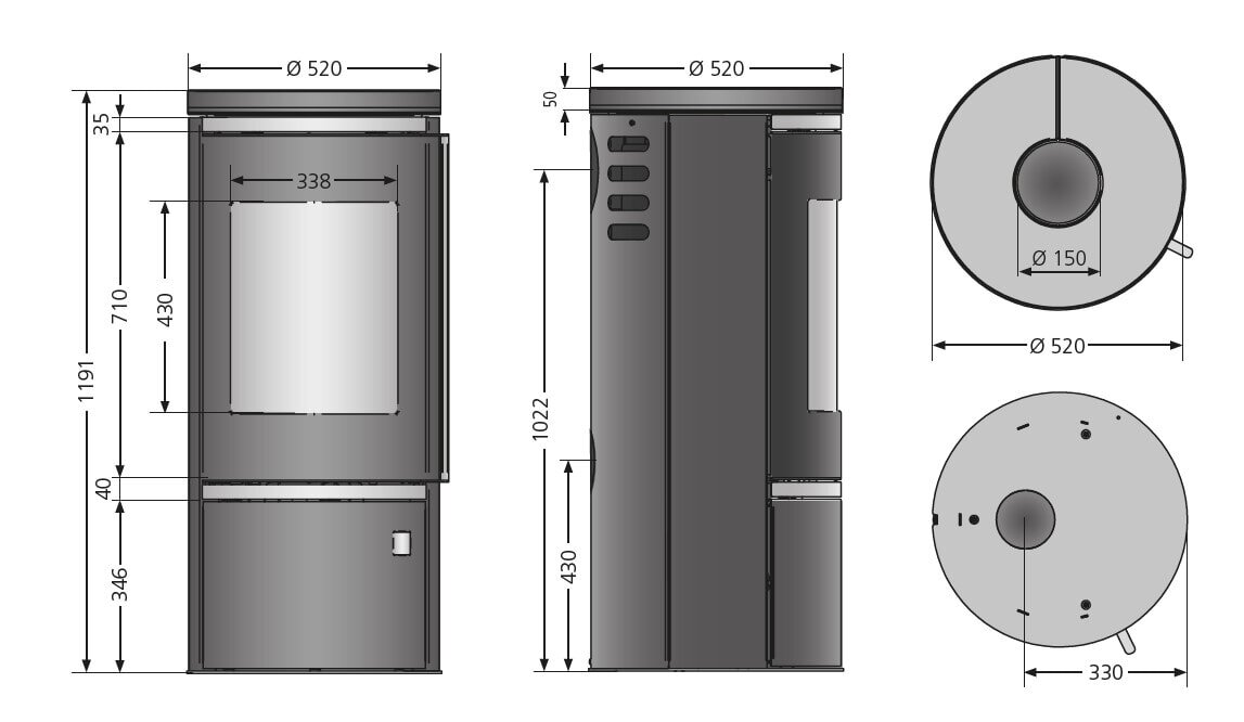 Kaminofen Oranier Corso 2.0 - 7 kW