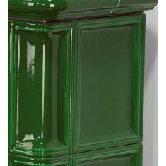 Kaminofen Justus Bavaria - 7 kW - Grün mit Sockel