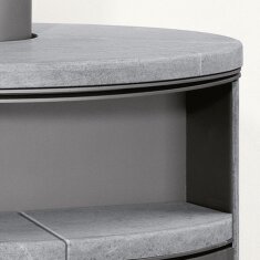 Kaminofen wassergef&uuml;hrt Justus Island Aqua 2.0 - 10 kW