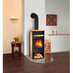 Kaminofen wassergef&uuml;hrt Justus Island Aqua 2.0 - 10 kW