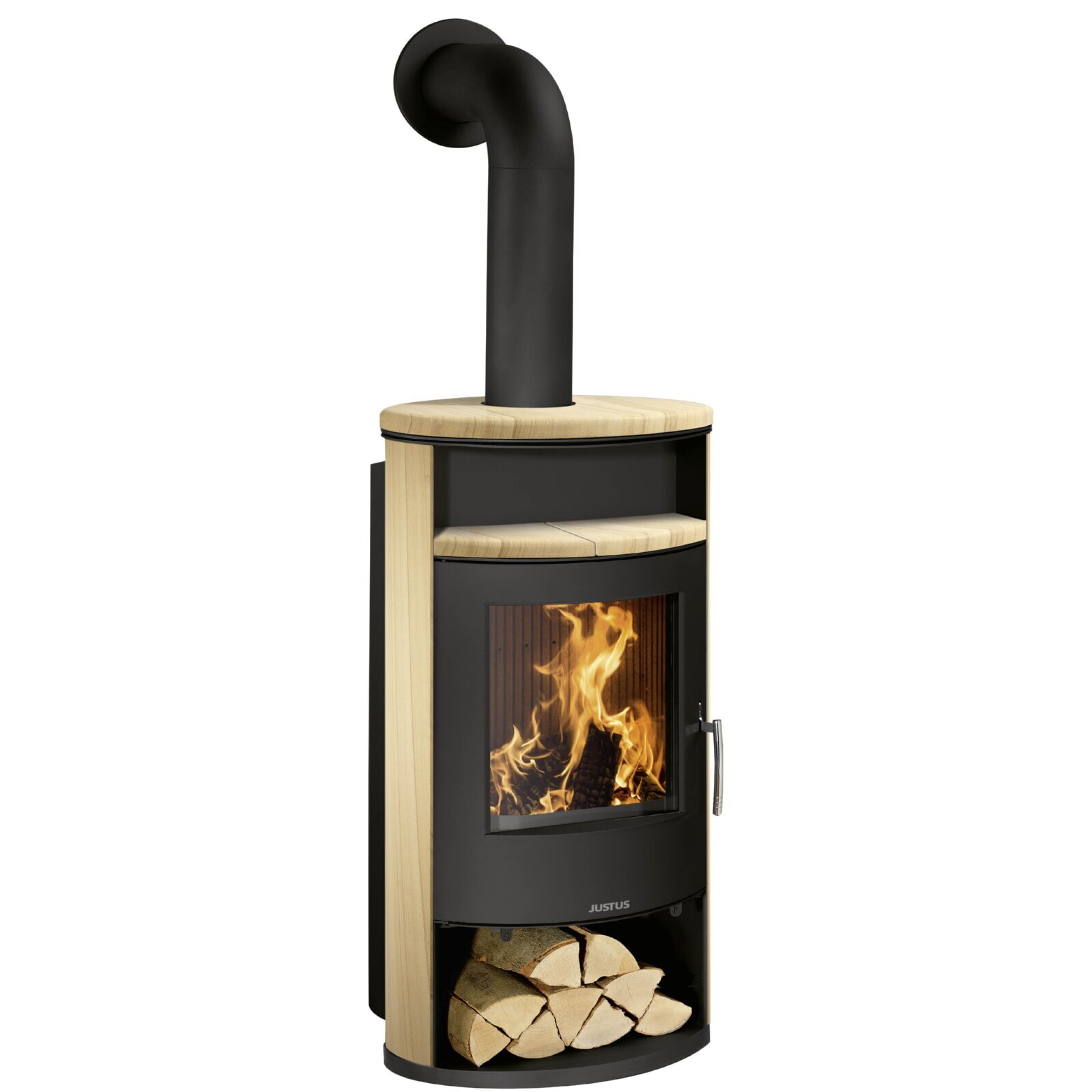 Kaminofen wassergeführt Justus Island Aqua 2.0 - 10 kW