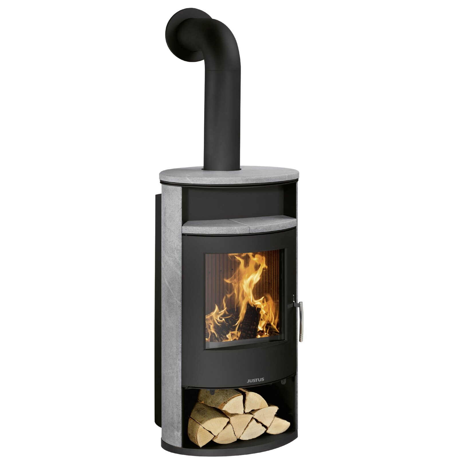 Kaminofen wassergeführt Justus Island Aqua 2.0 - 10 kW