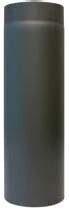 Rauchrohr Ø160 x 330 x 2 mm, Farbe schwarz