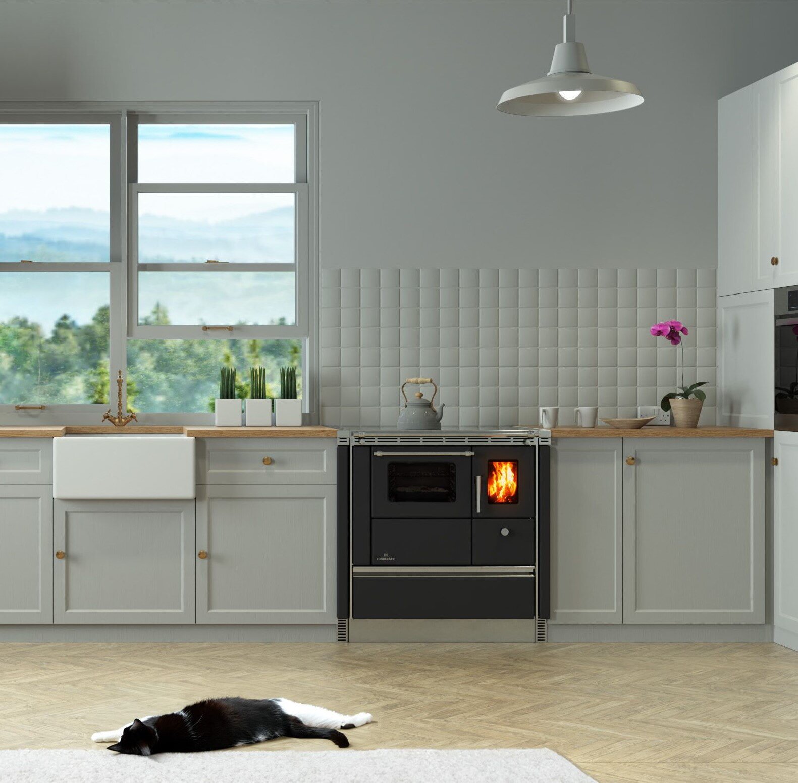 Küchenherd Lohberger - Rega 75 - 6 kW