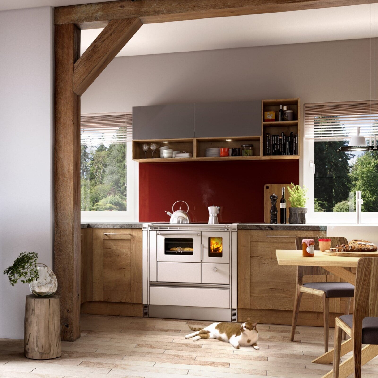 Küchenherd Lohberger - Rega 75 - 6 kW