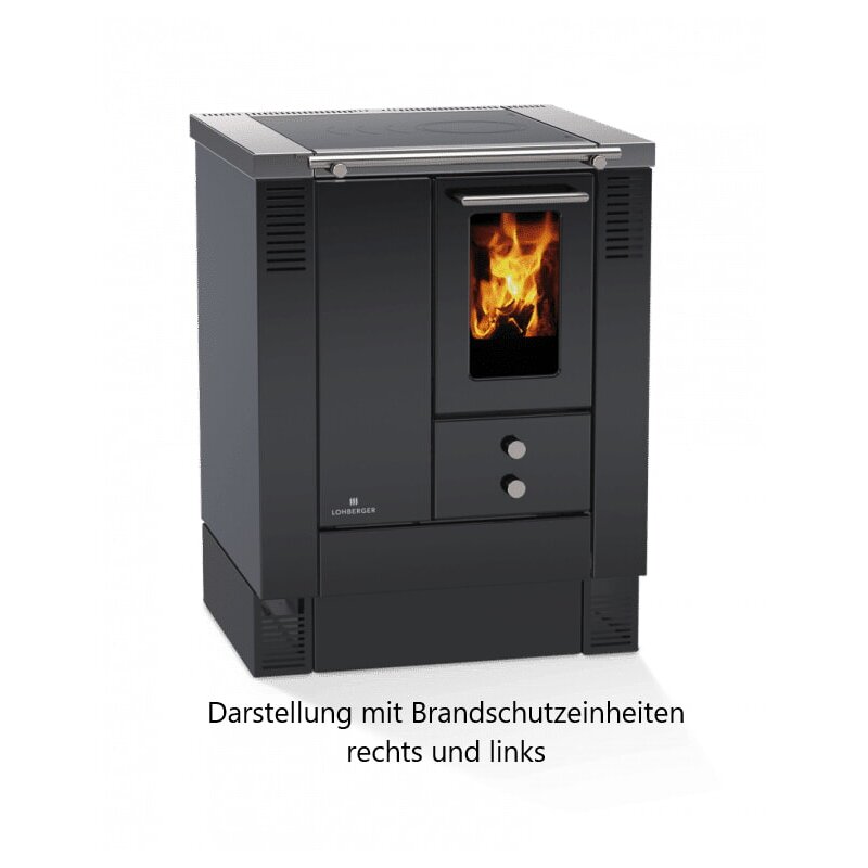 wassergeführter Zentralheizungsherd Lohberger Varioline - LM 50-Z Classic