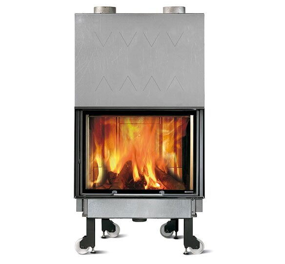 Kamineinsatz La Nordica Monoblocco Ghisa 750 Ironker Piano - 13 kW