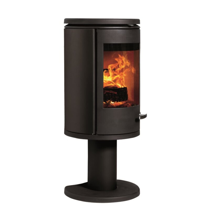 Kaminofen Gussofen Morsoe 7848 auf Säulenpodest - 7,3 kW