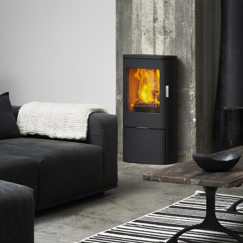 Kaminofen Jydepejsen Senza Stahl - 5,3 kW
