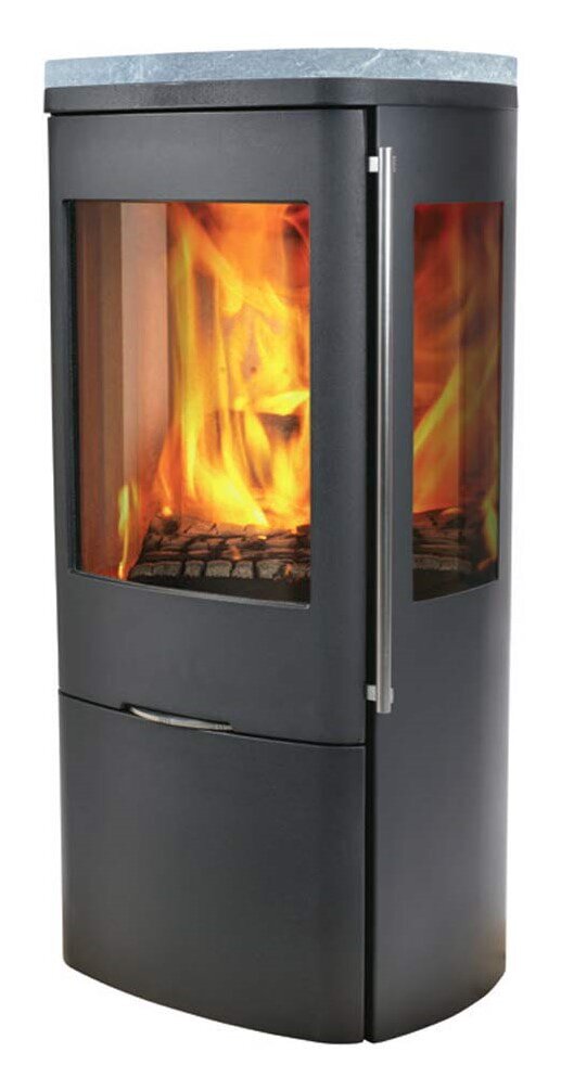 Kaminofen Jydepejsen Senza Stahl - 5,3 kW