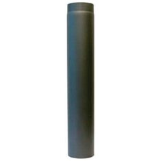 Rauchrohr Ø160 x 750 x 2 mm, ohne Drosselklappe, Farbe schwarz