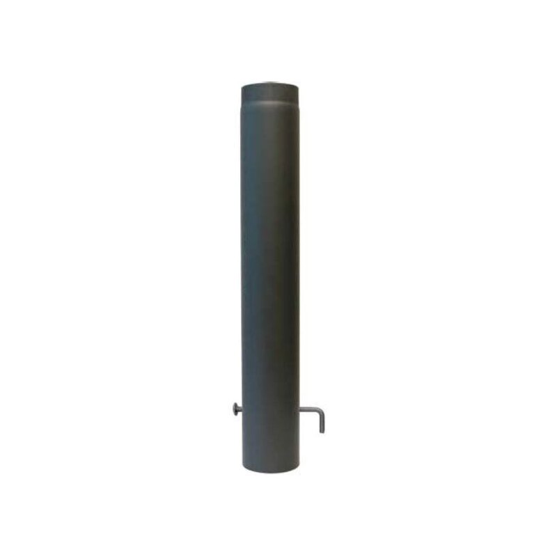 Rauchrohr Ø 130 x 1000 x 2 mm, Farbe schwarz - lackiert